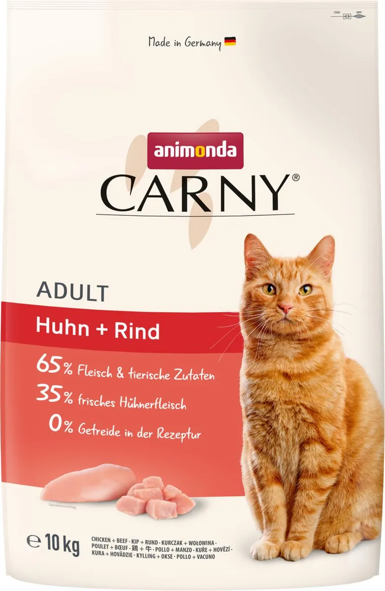 Animonda Carny Adult Kip & Rund Kattenvoer 10kg