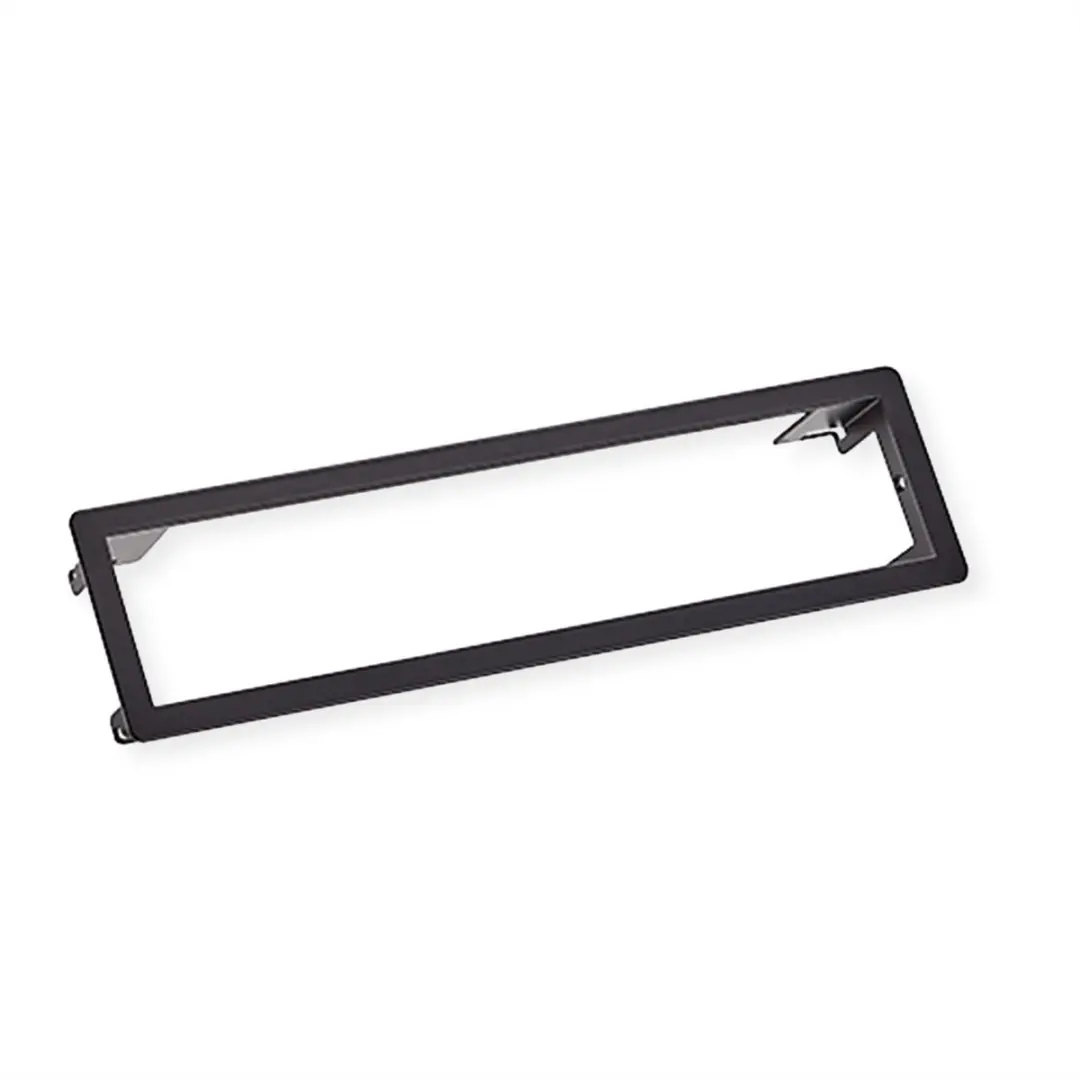 BACHMANN POWER FRAME inbouwframe medium 4-voudig, RAL 9005 zwart