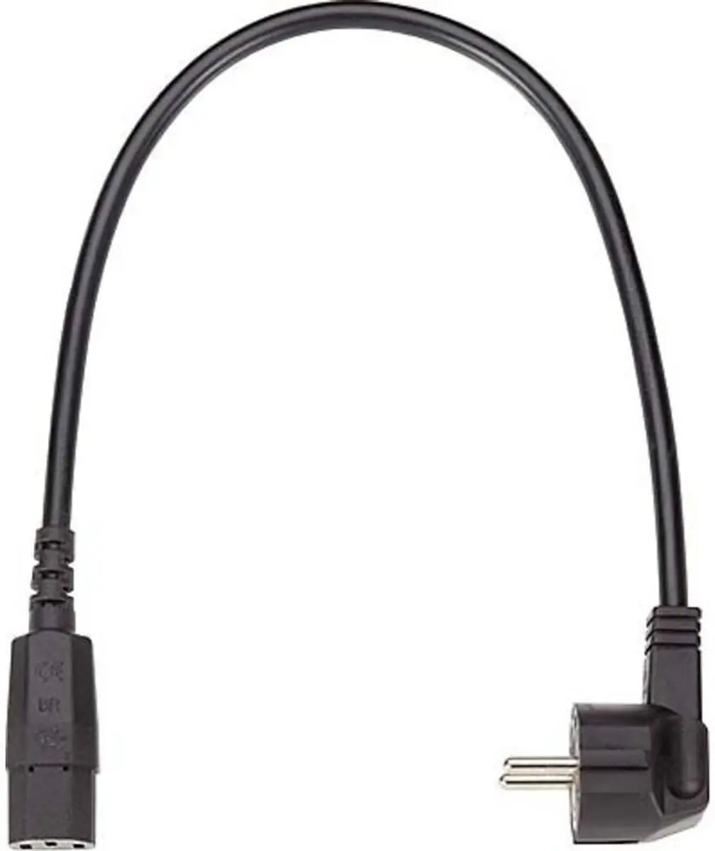 Bachmann 356172 Stroomkabel IEC-Female - 0,5m - Zwart - afbeelding 2 van 2