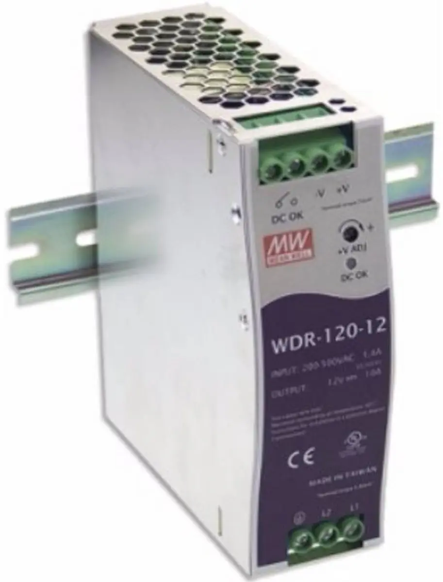 Mean Well WDR-120-24 DIN-rail voeding