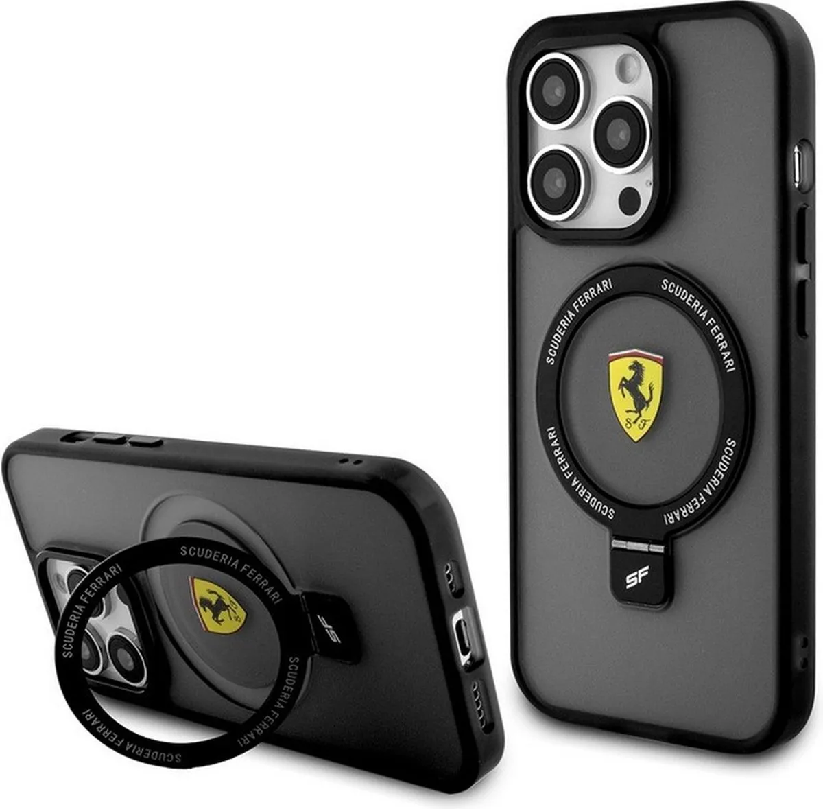 Ferrari Ring Stand Back Case MagSafe iPhone 15