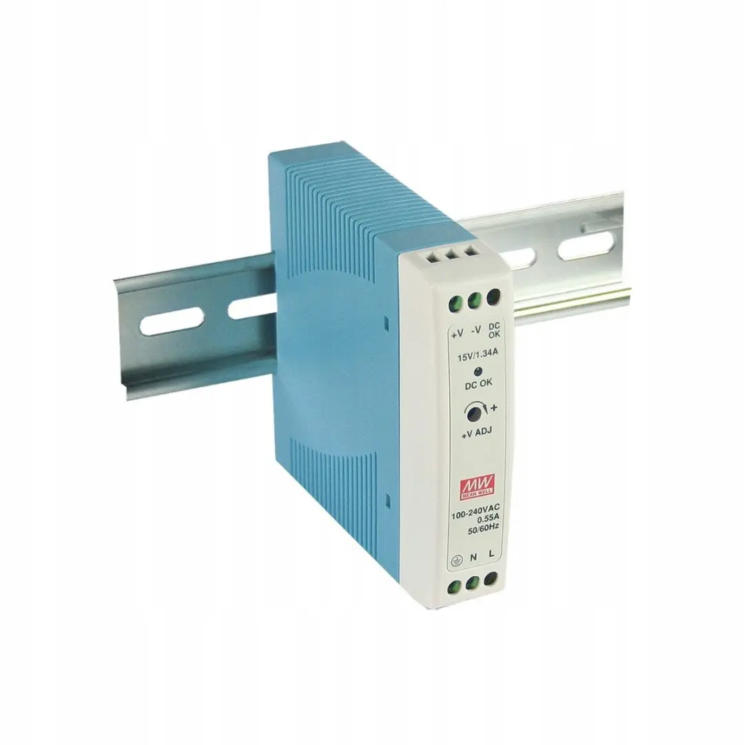Mean Well MDR-20-5 DIN-rail netvoeding 5 V/DC 3 A 15 W Aantal uitgangen: 1 x Inh