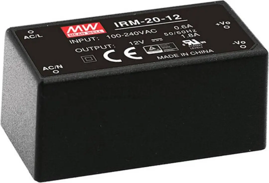 Mean Well IRM-20-5 AC/DC printvoeding - 5V 4A 20W - afbeelding 4 van 4
