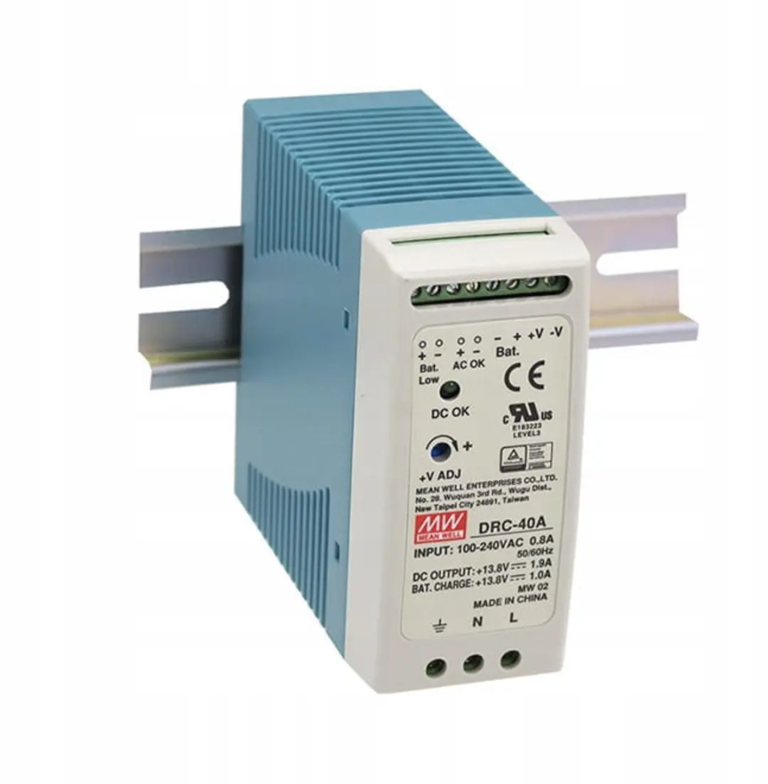 Mean Well DRC-40A DIN-rail voeding