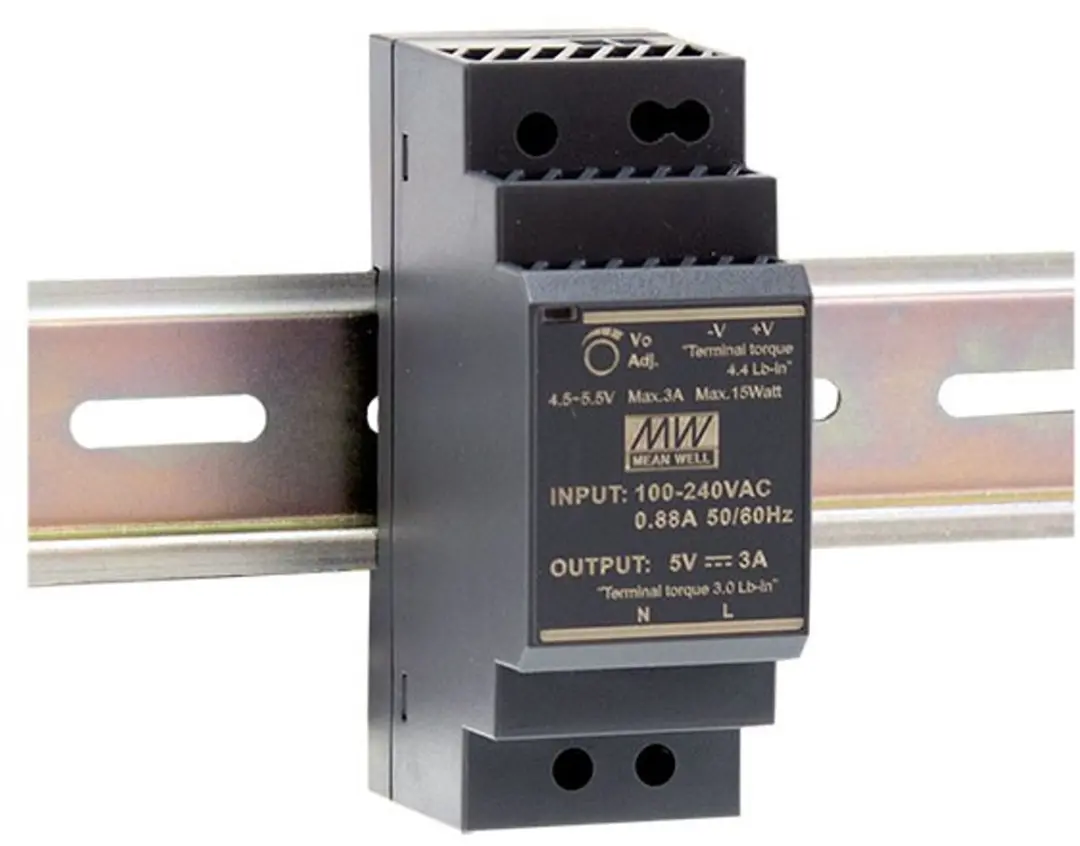 Mean Well HDR-30-24 DIN-rail netvoeding 24 V/DC 1.5 A 36 W Aantal uitgangen: 1 x
