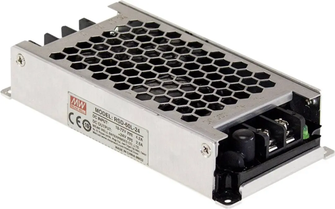 Mean Well RSD-60L-24 DC/DC-converter 24 V/DC, 36 V/DC, 48 V/DC, 72 V/DC