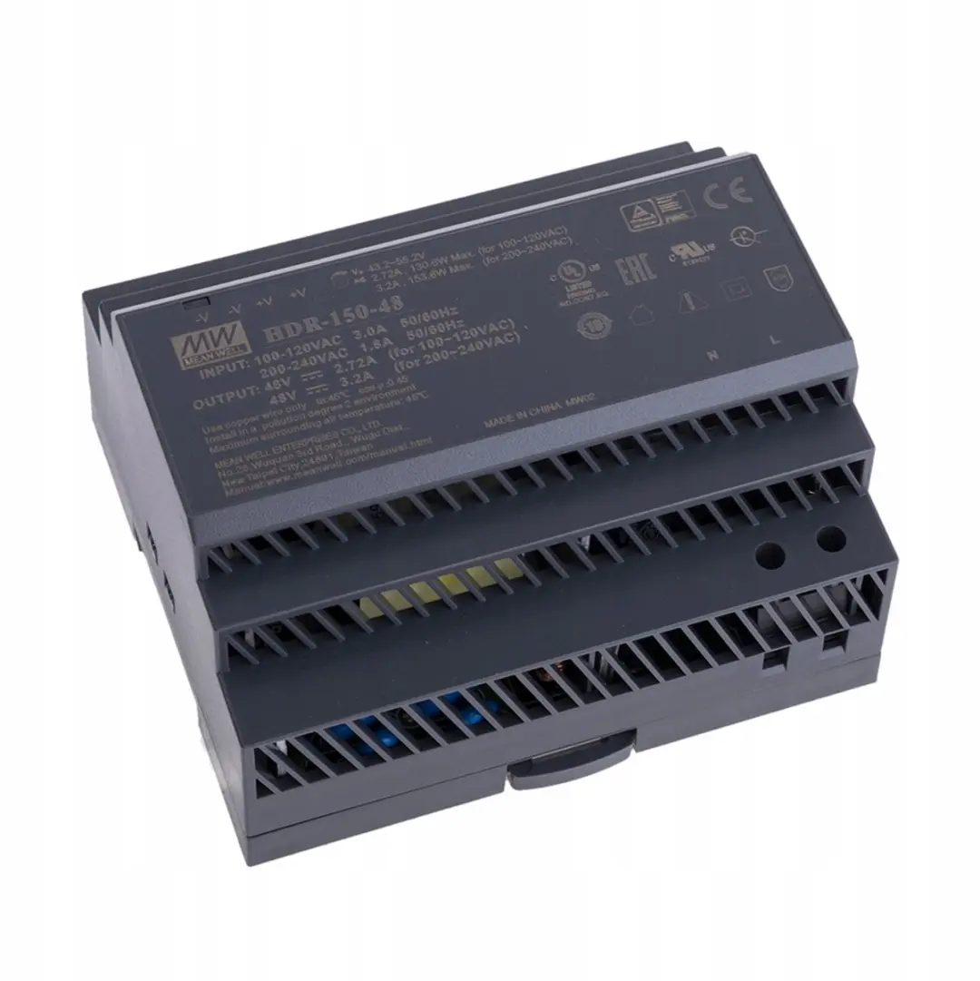 Mean Well HDR-150-48 DIN-rail voeding 48V/DC 153.6W