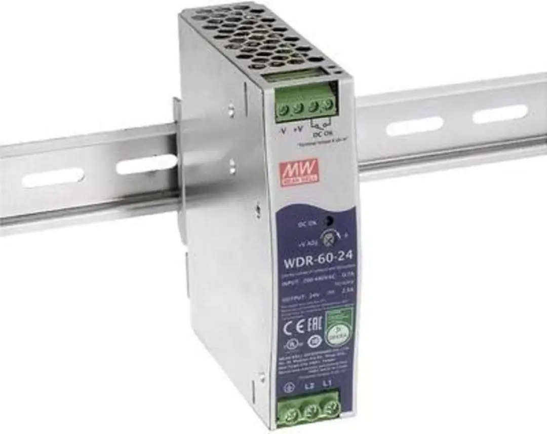 Mean Well WDR-60-5 DIN-rail netvoeding 5V 10A 50W