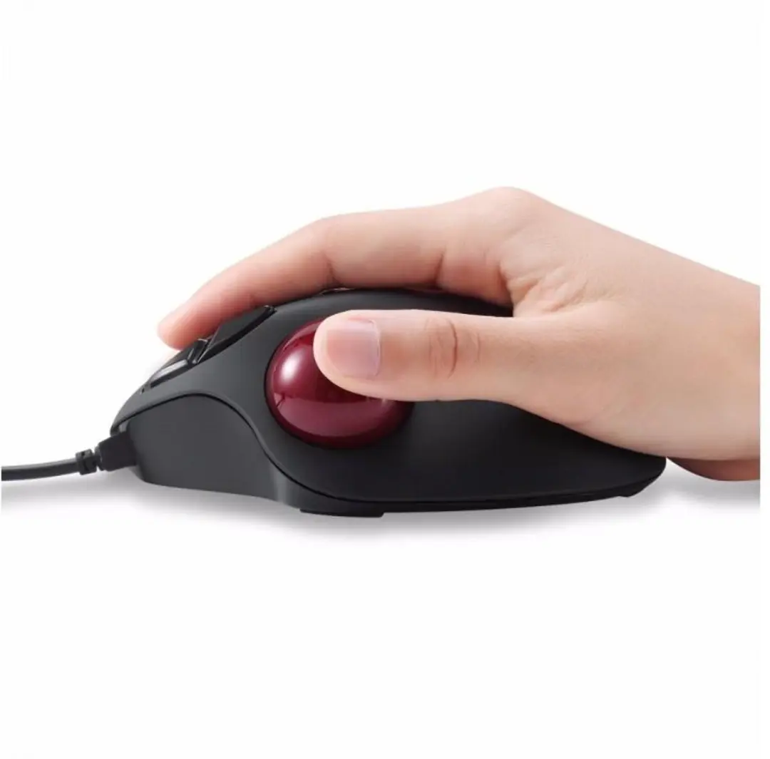 Perixx PERIMICE-517 Bedrade Trackball Muis - Zwart - afbeelding 2 van 6
