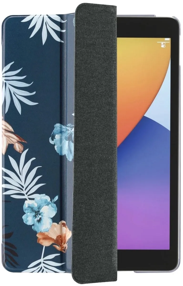 Hama Tablethoes Botanic Clear Blue Apple iPad 10.2" - Blauw