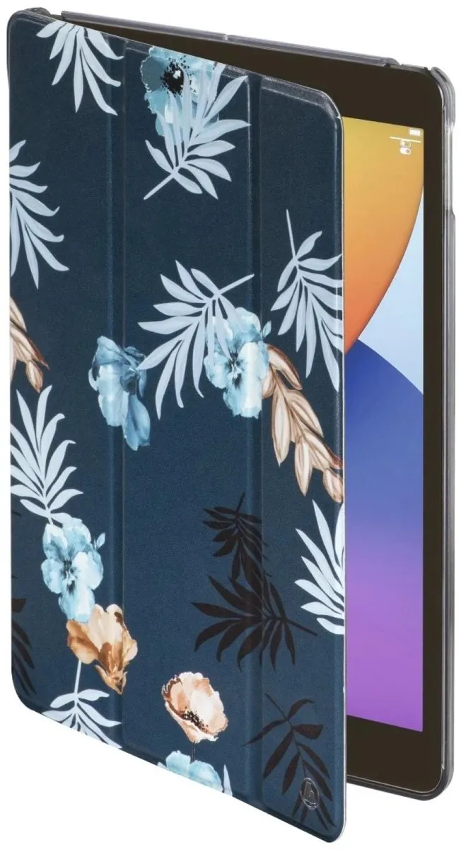Hama Tablethoes Botanic Clear Blue Apple iPad 10.2" - Blauw