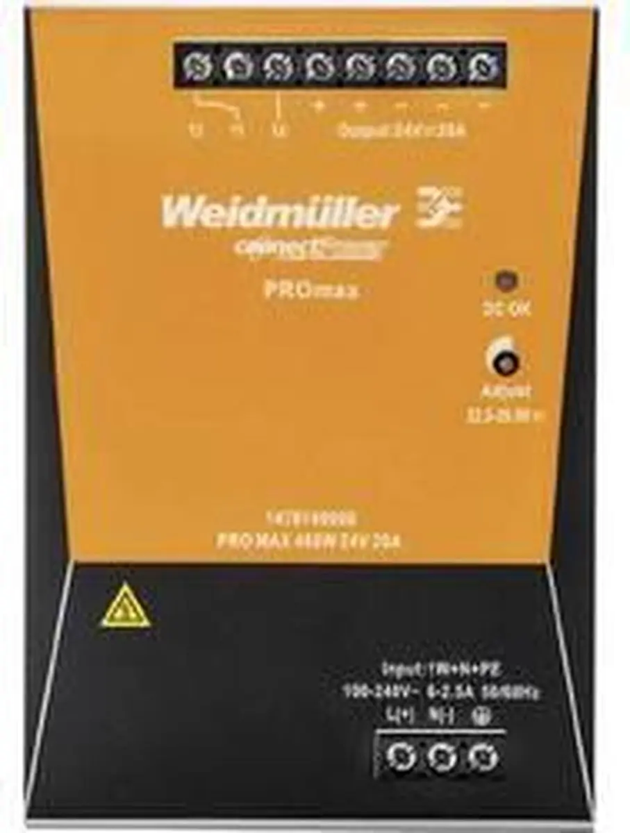 Weidmüller 1478140000 DIN-rail netvoeding 24V/DC 20A - afbeelding 6 van 6