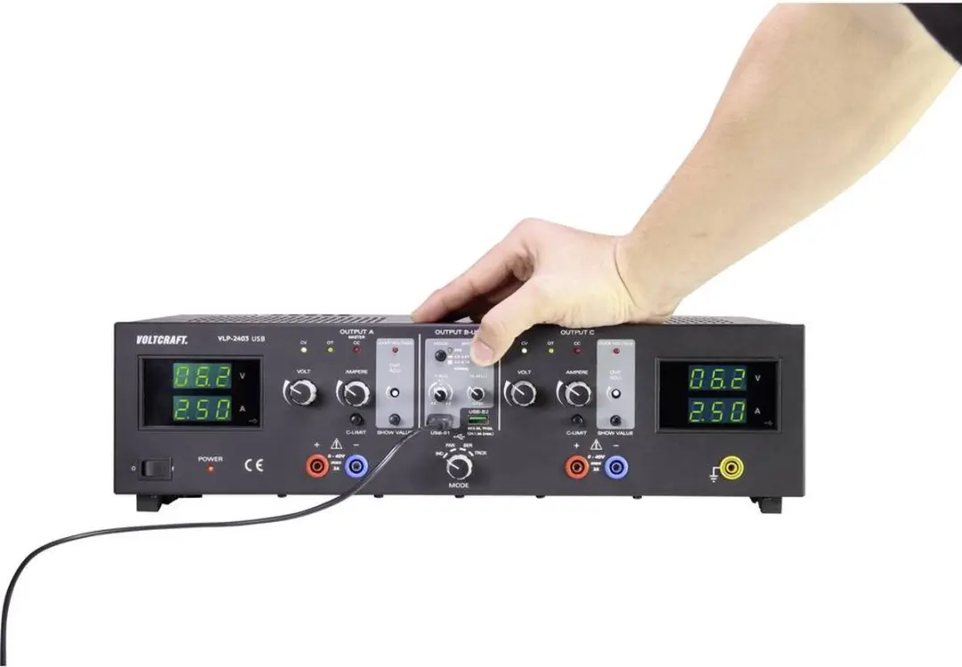 Voltcraft VLP-2403 Labvoeding VC-8146860 - 0-40V 3A - afbeelding 4 van 6
