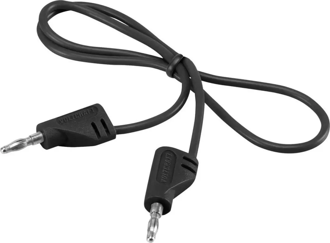 Voltcraft MSB-200 Meetsnoer Banaanstekker 2mm - 30cm - Zwart - afbeelding 3 van 5