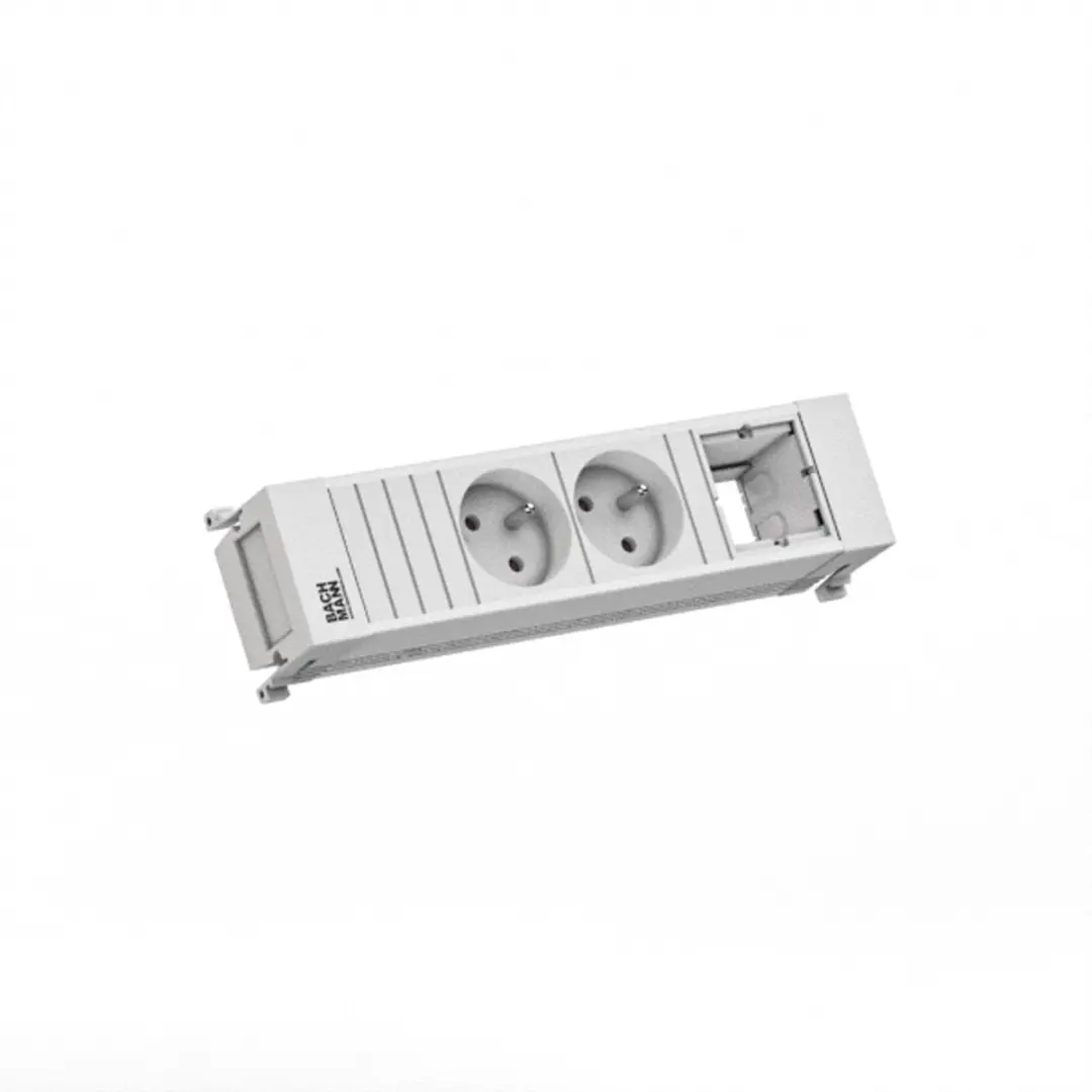 BACHMANN POWER FRAME 2xUTE 1xCM 0,2m GST18 RAL9010