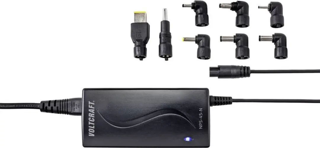 Voltcraft NPS-45-N Notebookvoeding 45W - Zwart - afbeelding 2 van 6