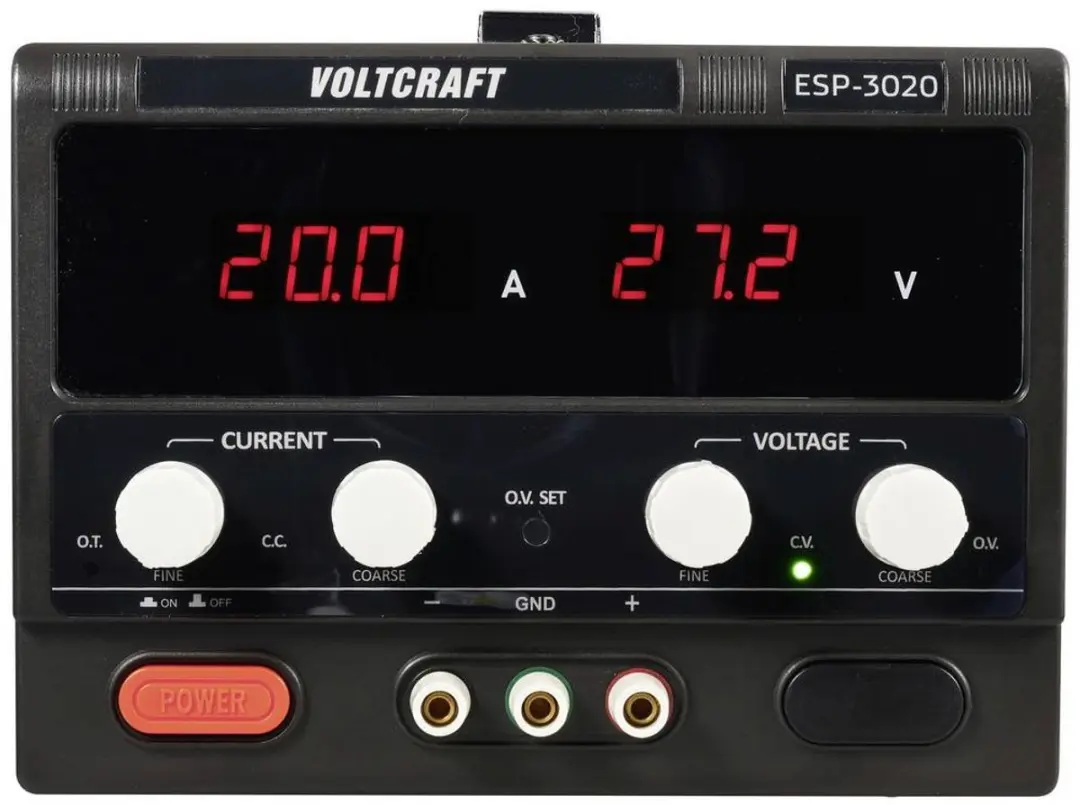 Voltcraft VC-12609900 ESP-3020 Labvoeding - 0-30V 0-20A 600W - afbeelding 2 van 4