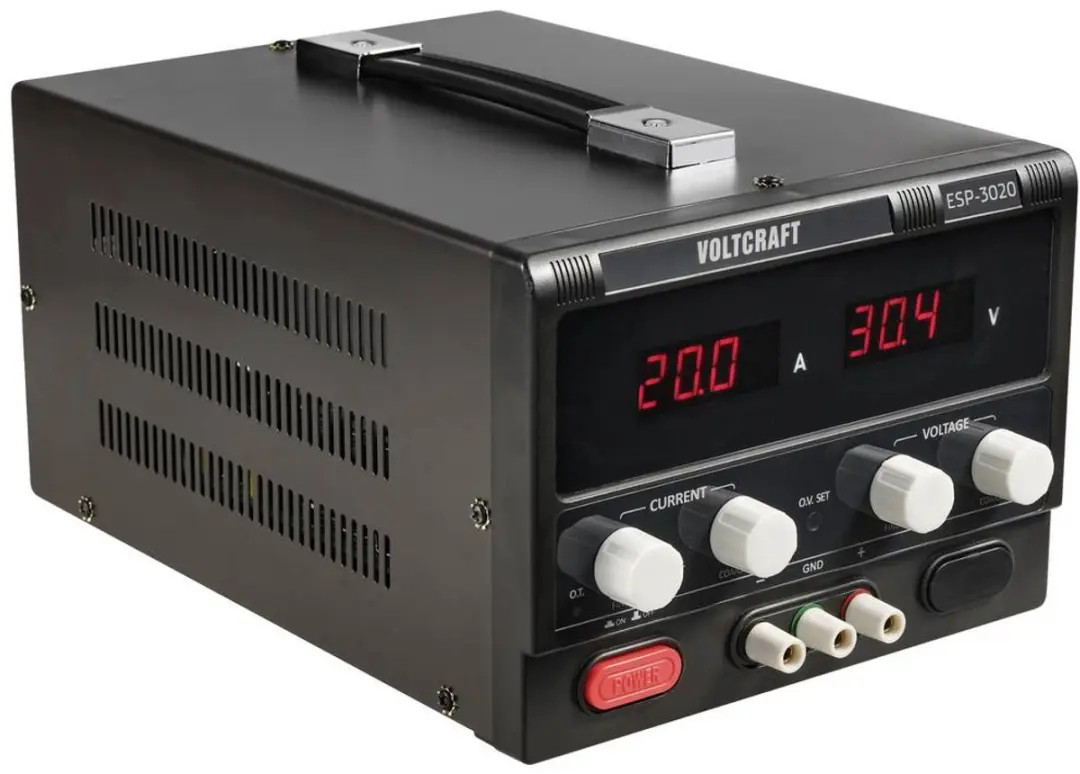 Voltcraft VC-12609900 ESP-3020 Labvoeding - 0-30V 0-20A 600W - afbeelding 3 van 4
