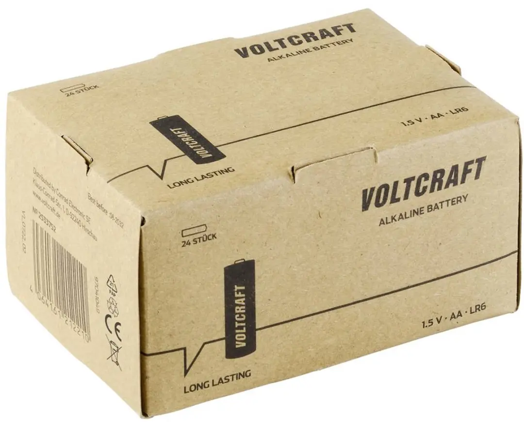Voltcraft LR6 AA batterij alkaline 1,5V - 24 stuks - afbeelding 2 van 4