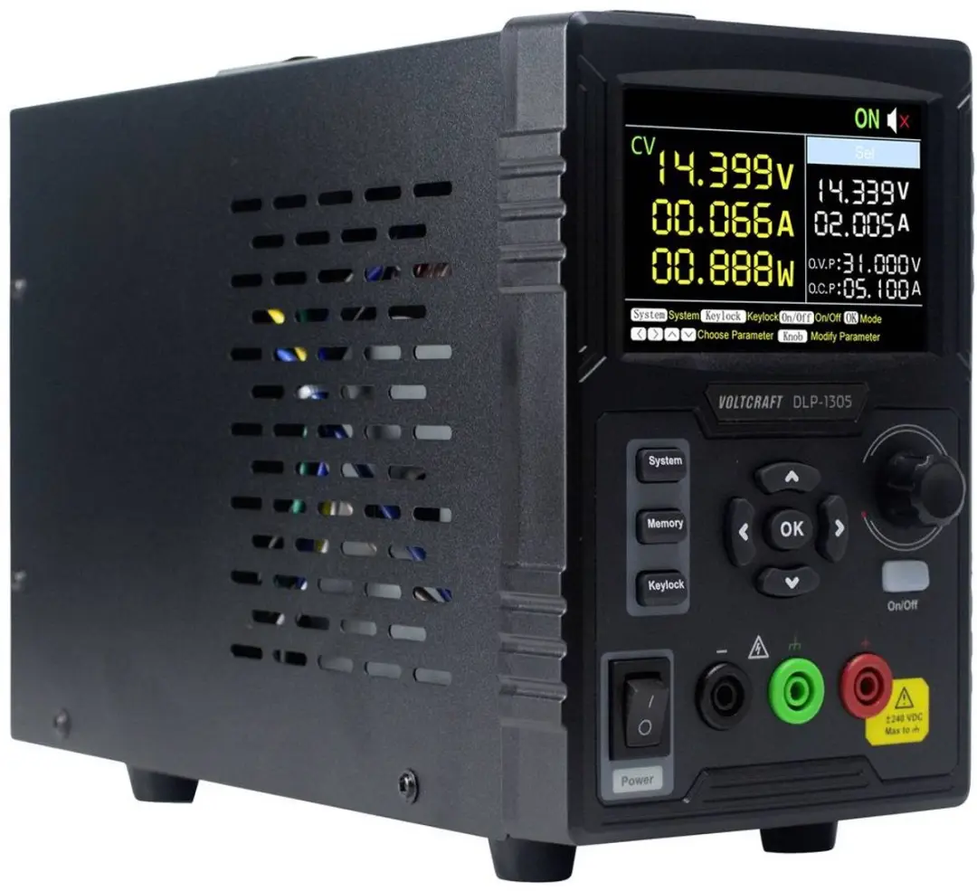Voltcraft DLP-1305 Labvoeding - 0-30V 0-5A 150W - afbeelding 3 van 6