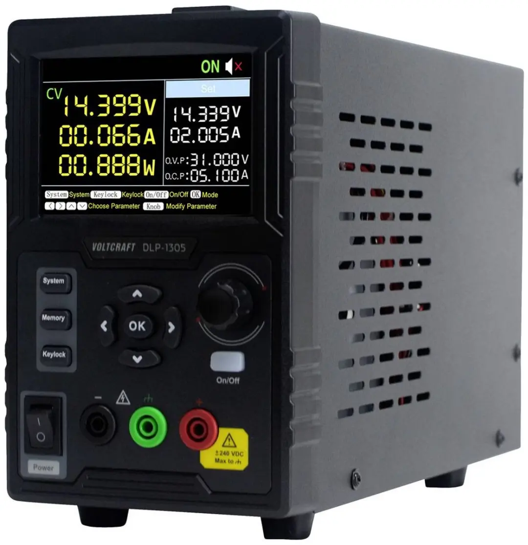 Voltcraft DLP-1305 Labvoeding