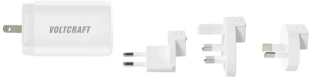 Voltcraft UC-3ACX004 Reislader 65W - Wit - afbeelding 2 van 4