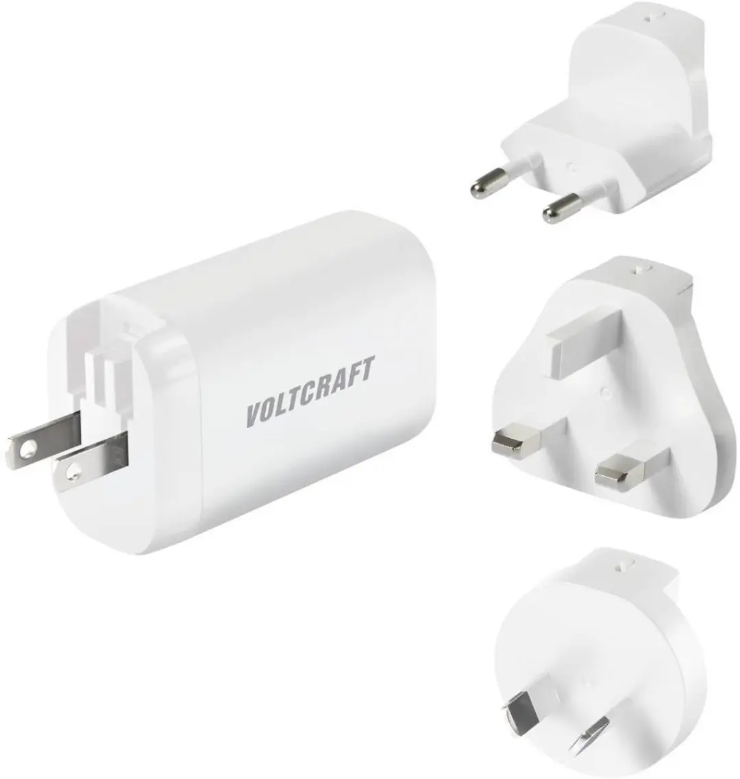 Voltcraft UC-3ACX004 Reislader 65W - Wit - afbeelding 4 van 4
