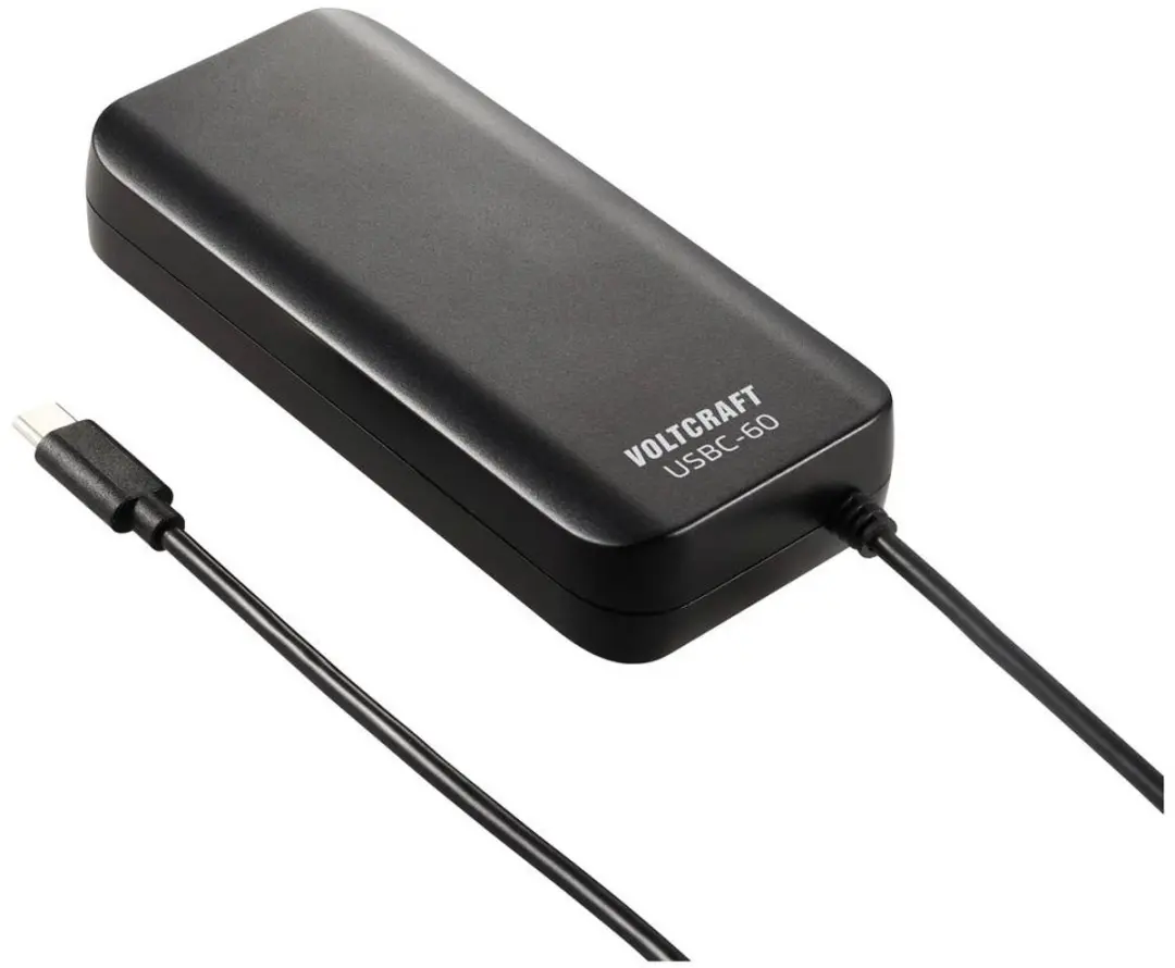 Voltcraft USBC-60 USB-lader 60W - USB-PD - Zwart - afbeelding 4 van 4