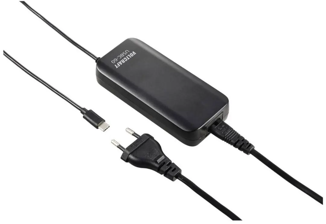 Voltcraft USBC-60 USB-lader 60W - USB-PD - Zwart - afbeelding 2 van 4