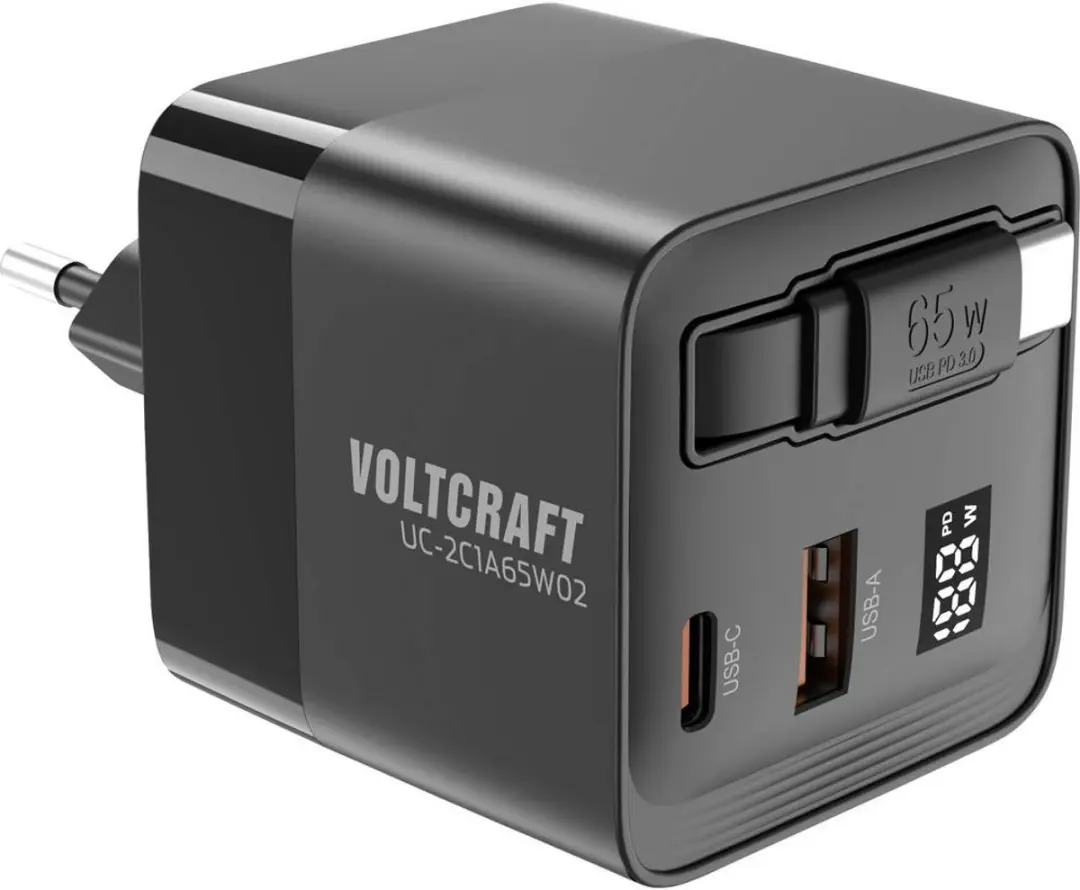 Voltcraft UC-2C1A65W02 USB-oplader