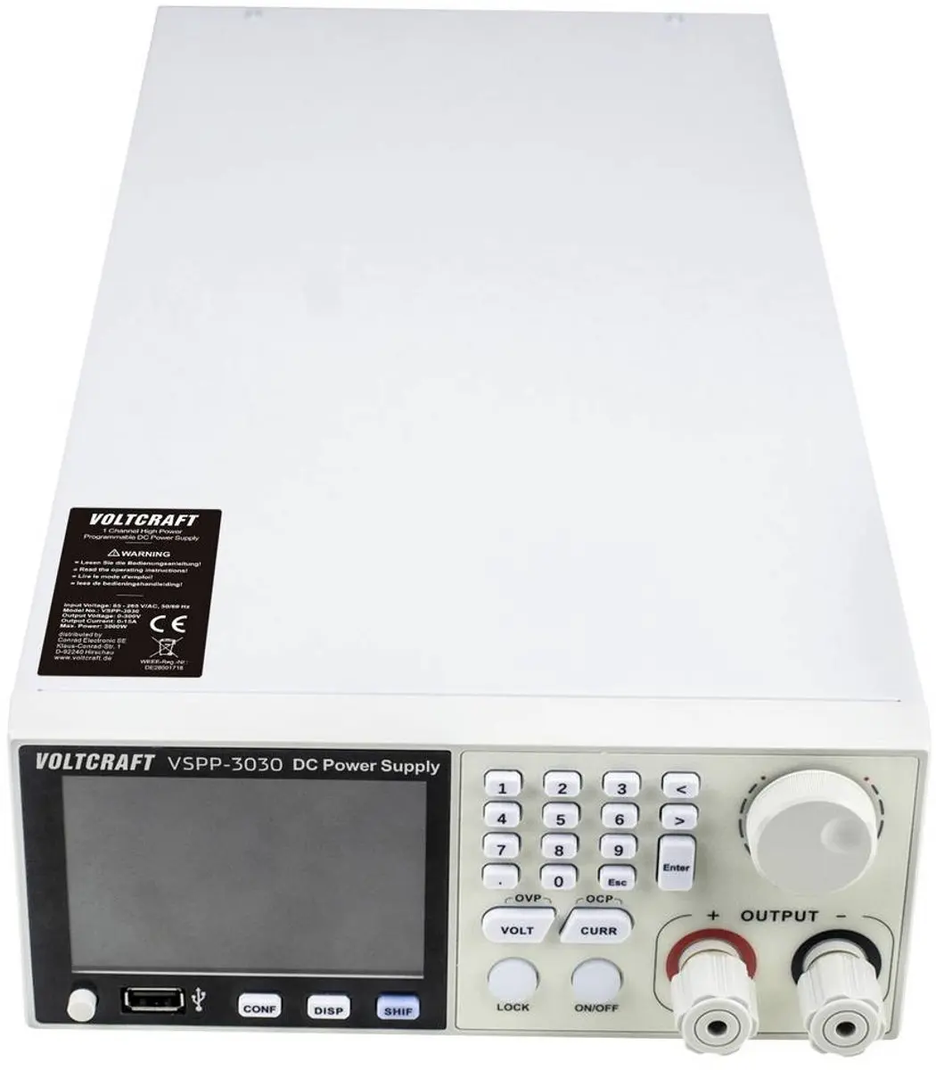 Voltcraft VSPP-3030 VC-17068700 Labvoeding - 0-300V/15A - afbeelding 2 van 6