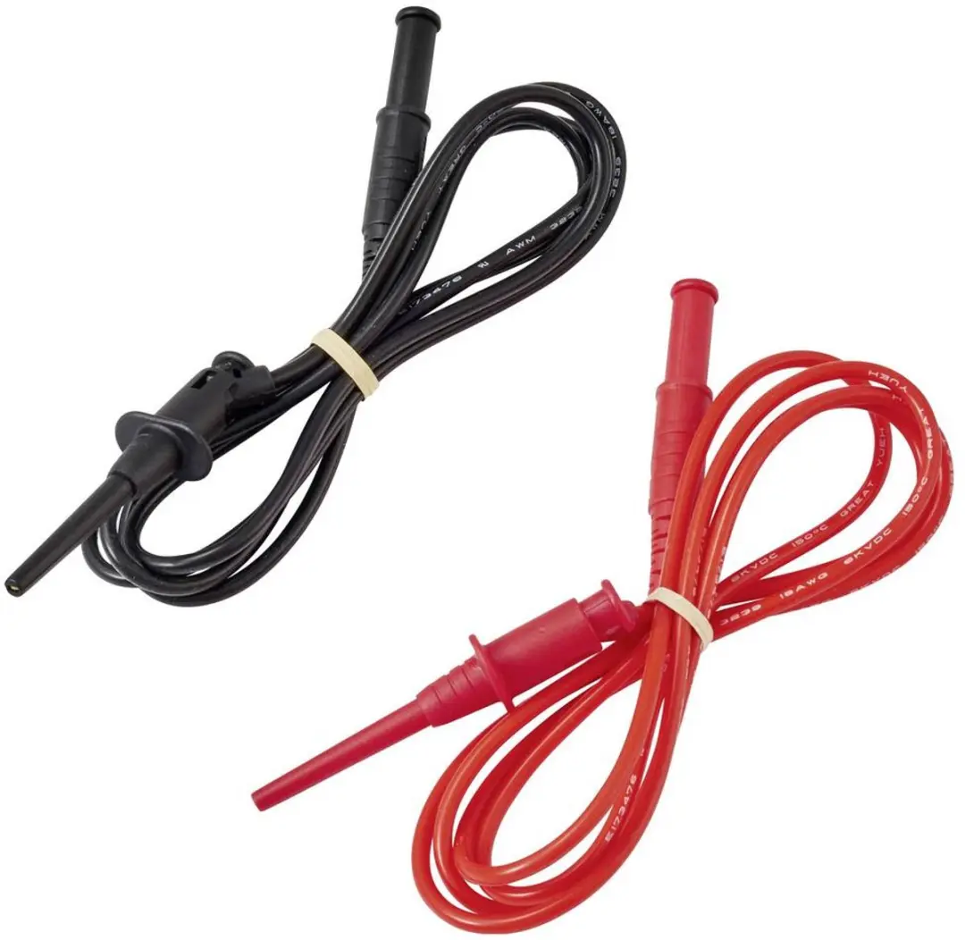 Voltcraft MSL-528 Meetsnoer 1.2 m - 300 V - Rood/Zwart - afbeelding 2 van 4
