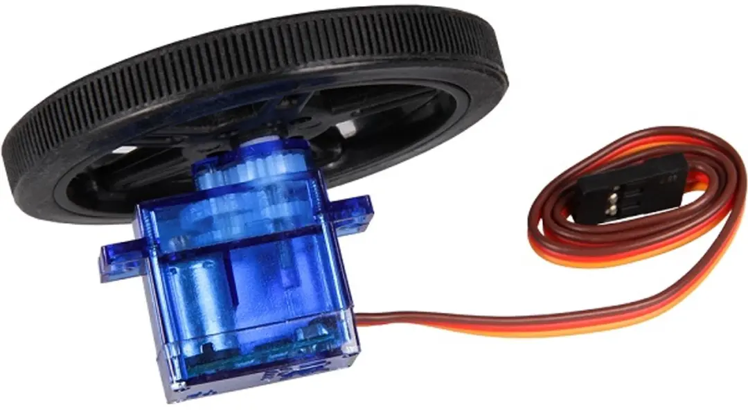 Joy-it COM-MOTOR05 Servomotor FS90R met wiel