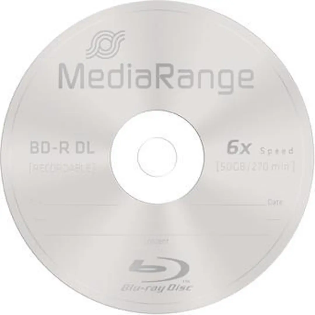 MediaRange MR507 BD-R 50GB Blu-ray Media - afbeelding 2 van 3