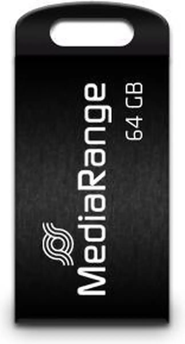 MediaRange Nano USB-stick MR923 - 64 GB - Zwart - afbeelding 3 van 4