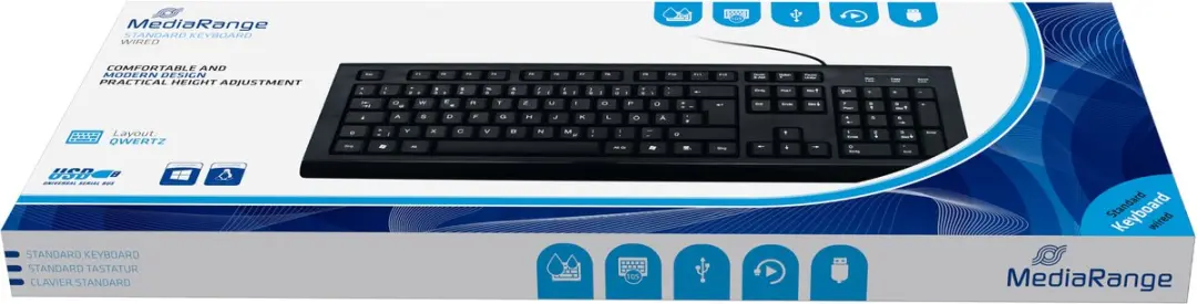 MediaRange MROS101 Toetsenbord - Zwart - afbeelding 2 van 3