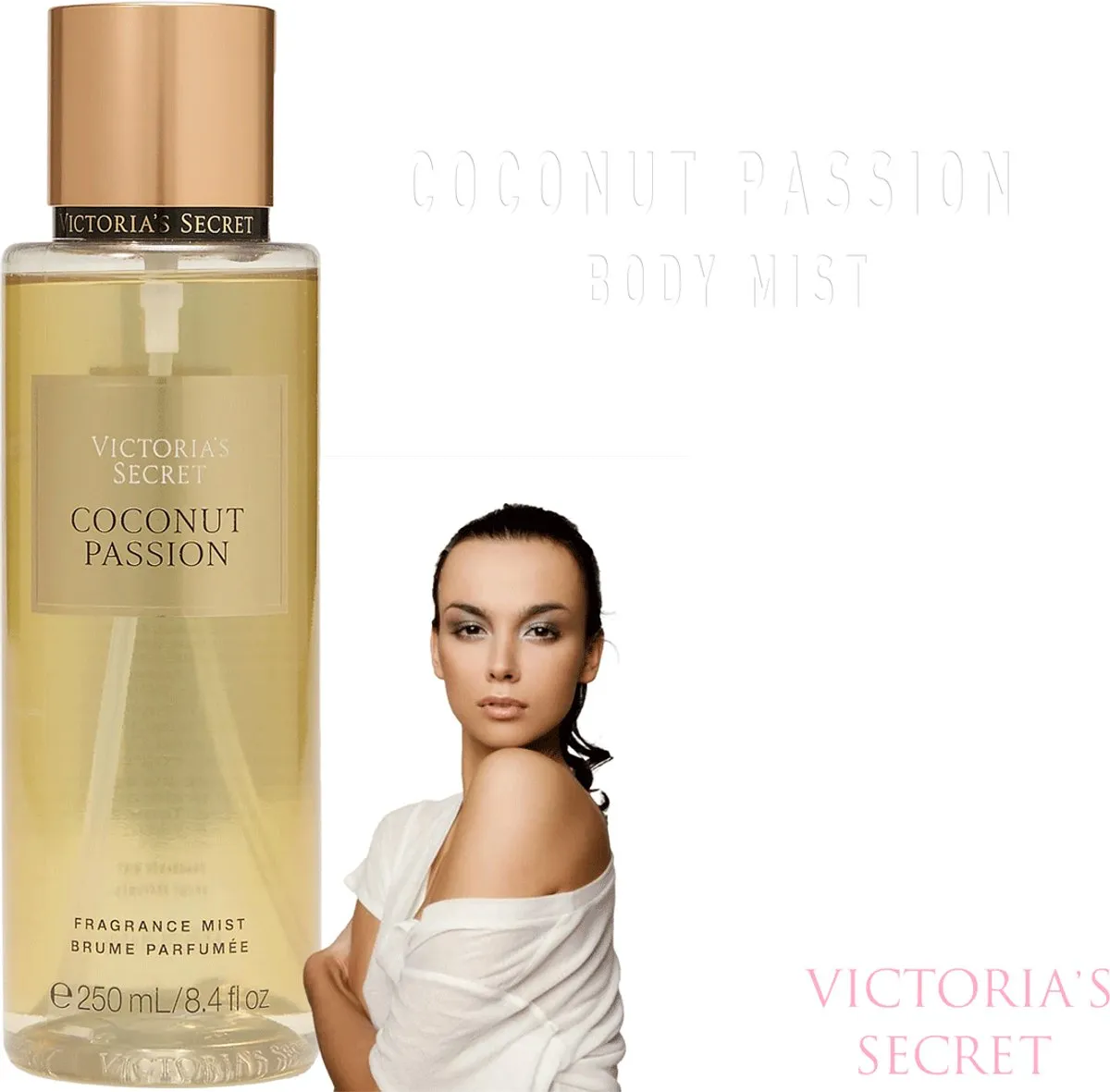 Victoria’s Secret Coconut Passion Fragrance Mist 250 ml | Met VS Geschenktasje