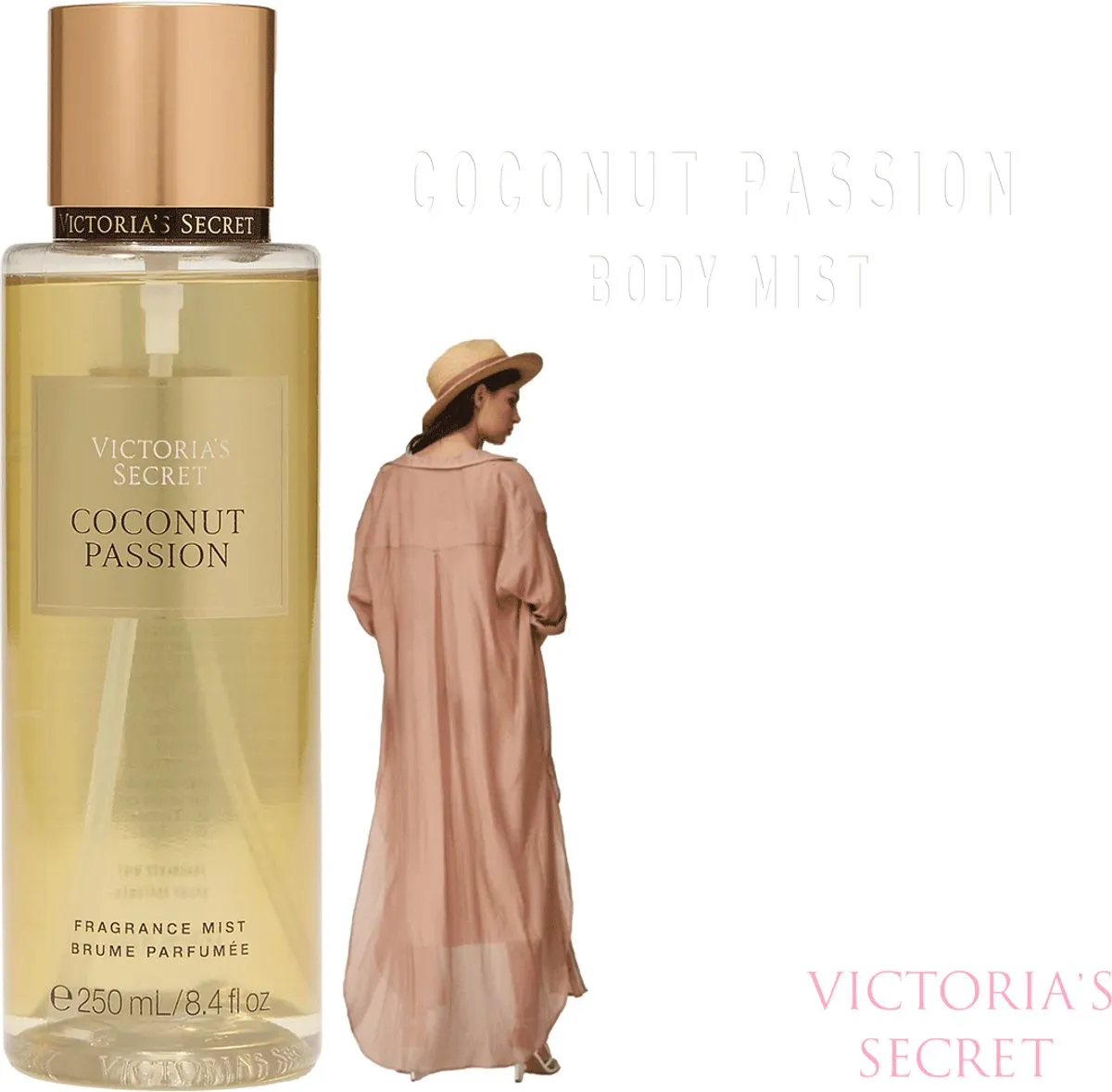 Victoria’s Secret Coconut Passion Fragrance Mist 250 ml | Met VS Geschenktasje