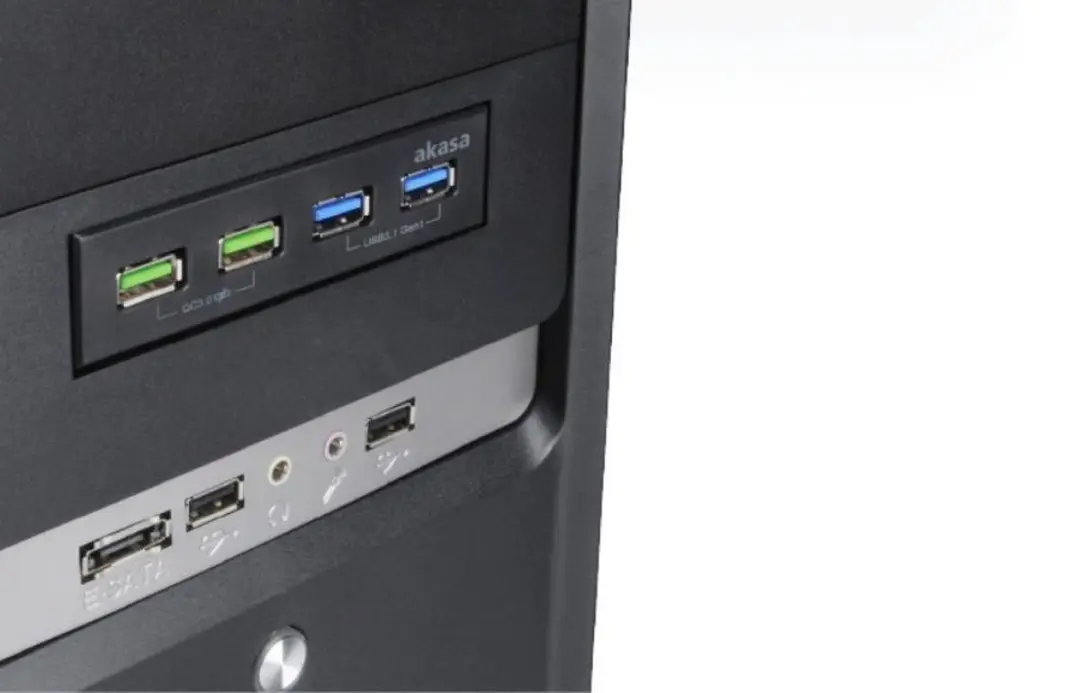 Akasa AK-ICR-34 USB-oplaadpaneel - Quick Charge 3.0 - afbeelding 6 van 6