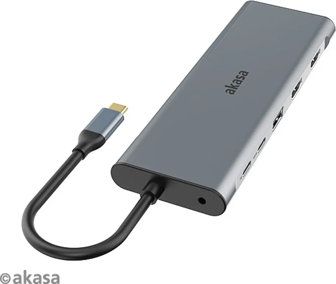 Akasa AK-CBCA28-18BK USB-C Docking Station - 14-in-1 - afbeelding 2 van 6