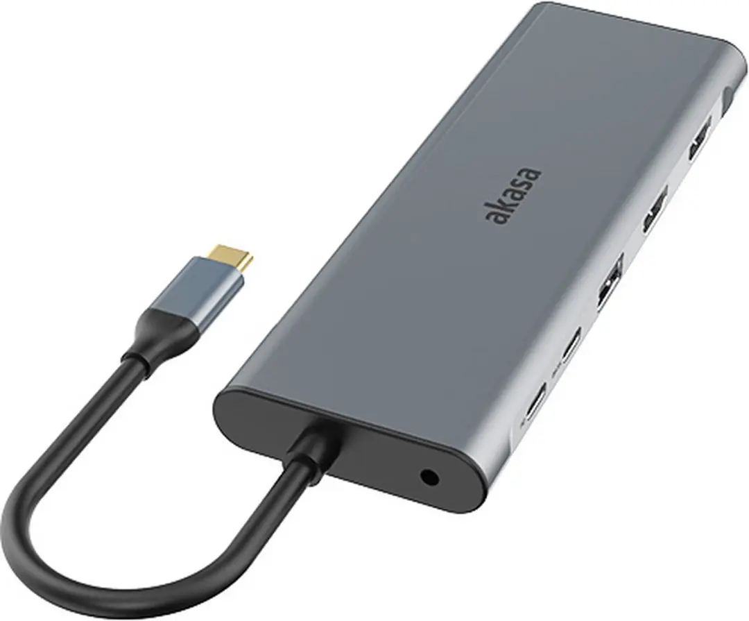 Akasa AK-CBCA28-18BK USB-C Docking Station - 14-in-1 - afbeelding 4 van 6