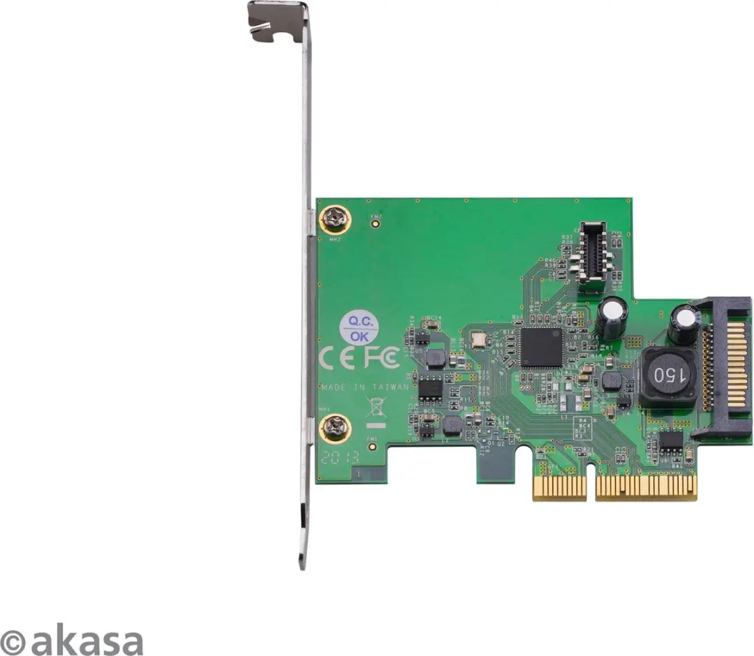 Akasa AK-PCCU3-06 USB 3.2 Gen 2 PCIe-kaart - afbeelding 6 van 6