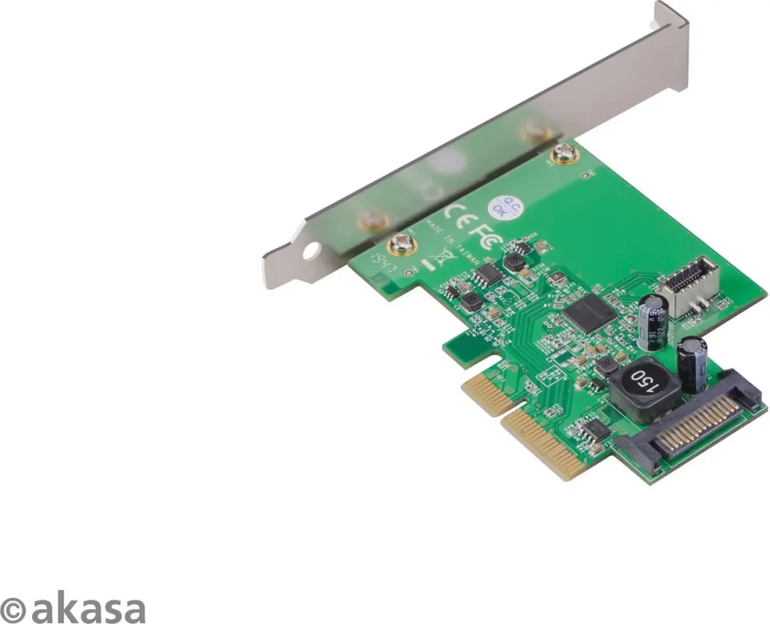 Akasa AK-PCCU3-06 USB 3.2 Gen 2 PCIe-kaart - afbeelding 2 van 6