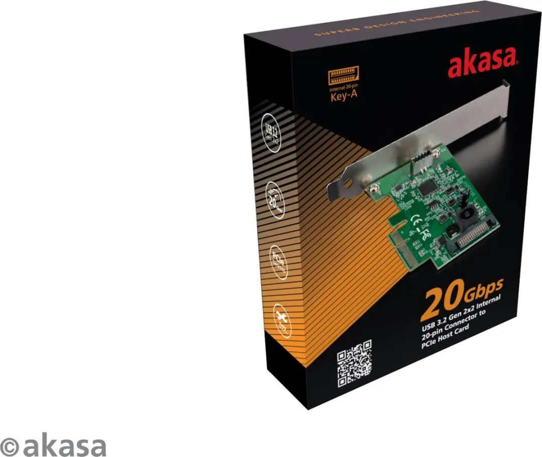 Akasa AK-PCCU3-08 USB-kaart - 20Gbps - afbeelding 6 van 6