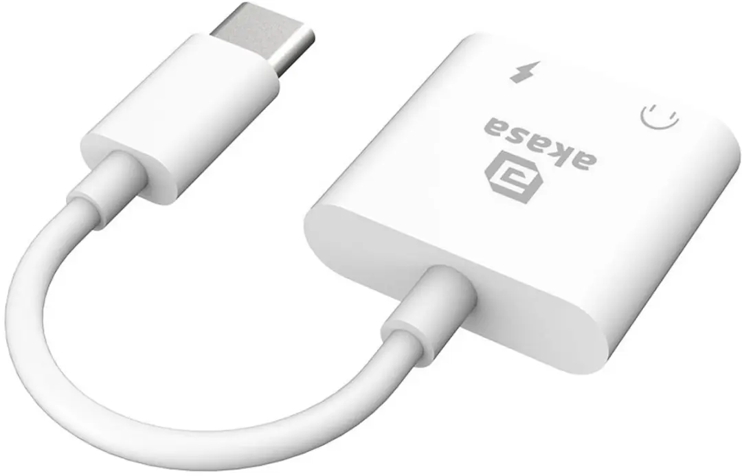 Akasa AK-CBCA30-08WH USB-C Audio Adapter - Wit - afbeelding 2 van 4