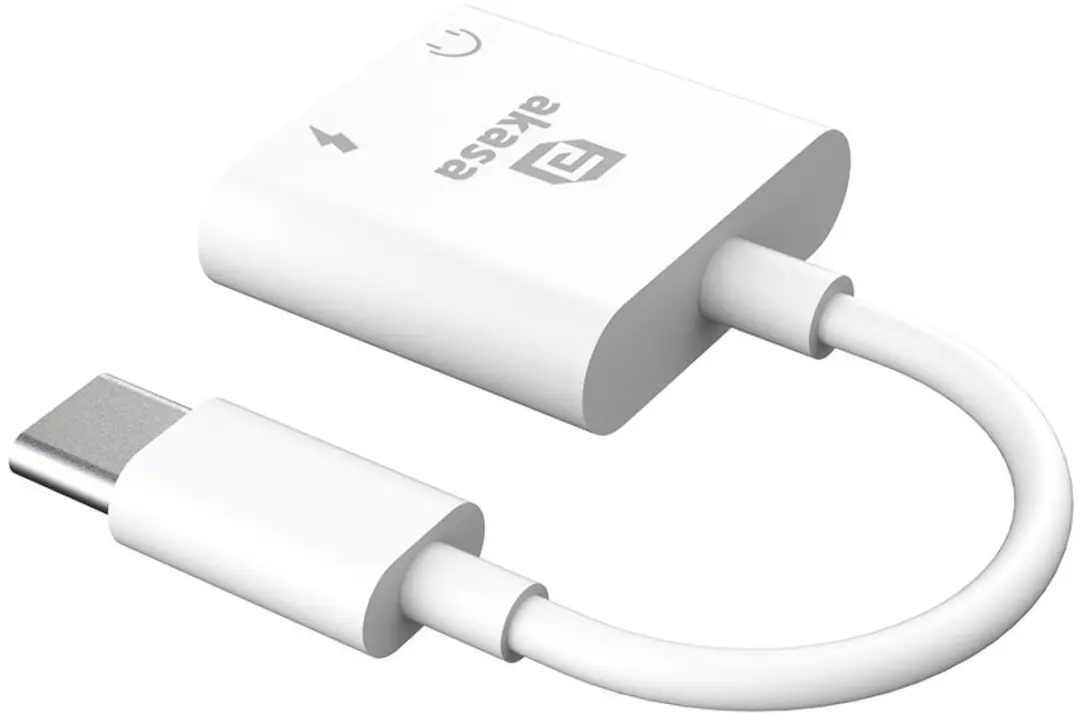 Akasa AK-CBCA30-08WH USB-C Audio Adapter - Wit - afbeelding 4 van 4