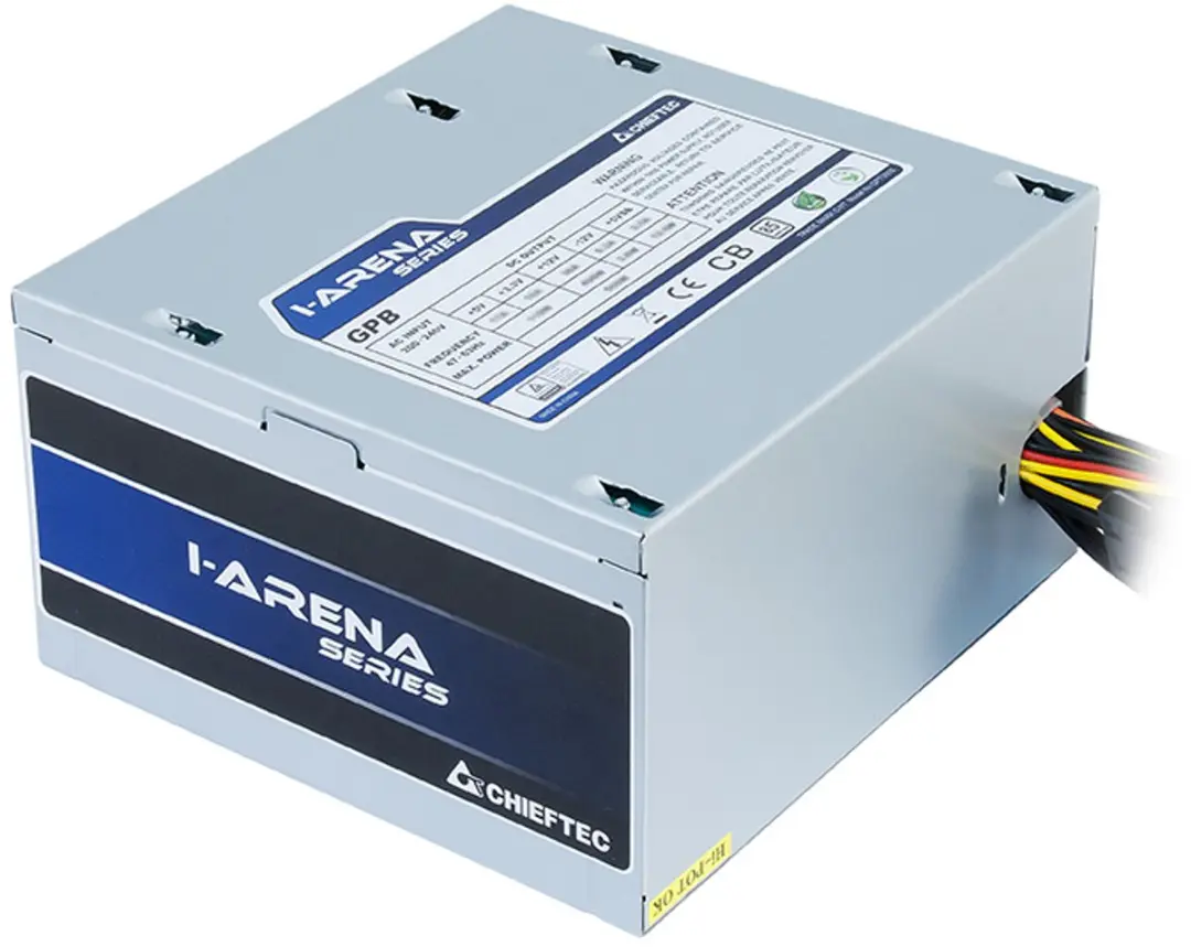Chieftec GPB-500S PC-voedingseenheid 500W - Zilver - afbeelding 3 van 6