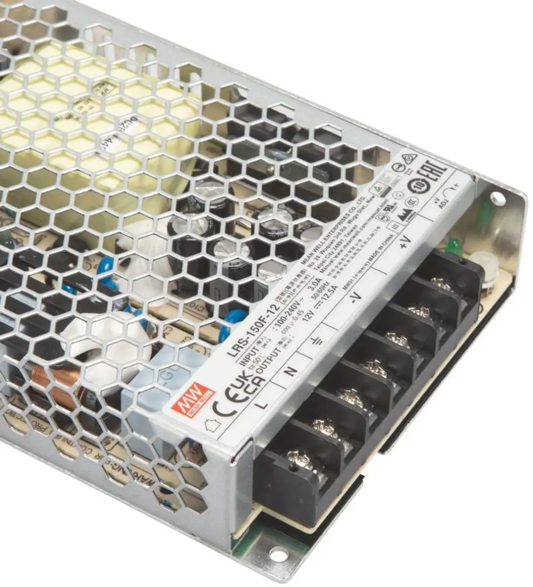 Mean Well LRS-150F-12 Schakelende Voeding - 150W - 12V - afbeelding 2 van 5