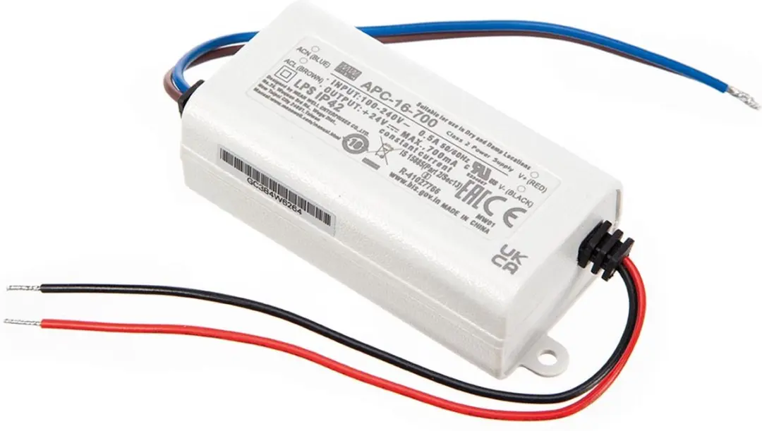 Mean Well APC-16-700 LED-driver - 700mA - 16W - afbeelding 2 van 6