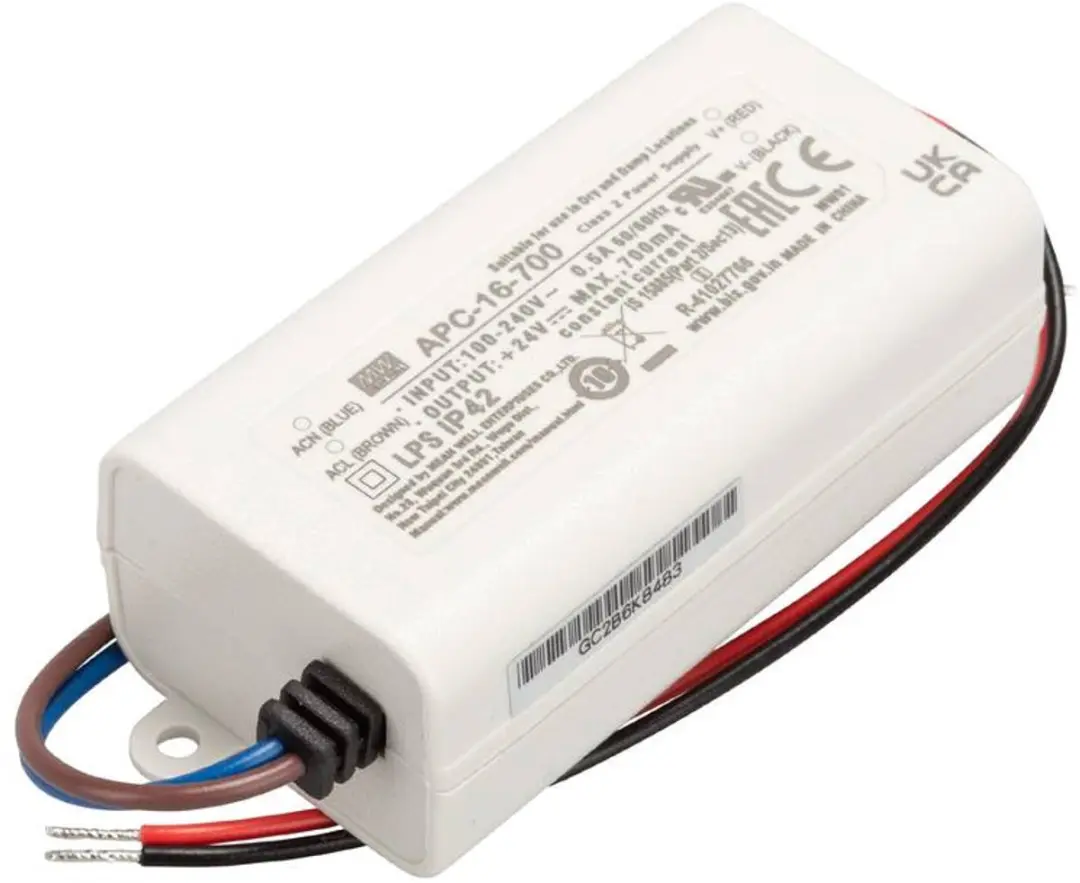Mean Well APC-16-700 LED-driver - 700mA - 16W - afbeelding 4 van 6